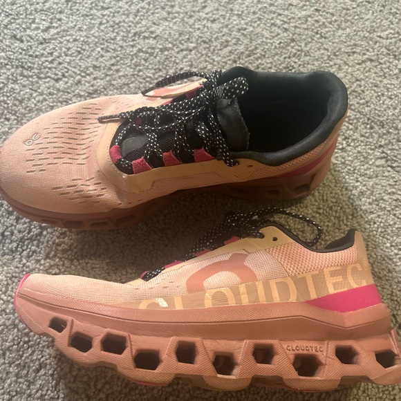 On Running Shoes - On running pink cloudmonster women’s shoes size 7
